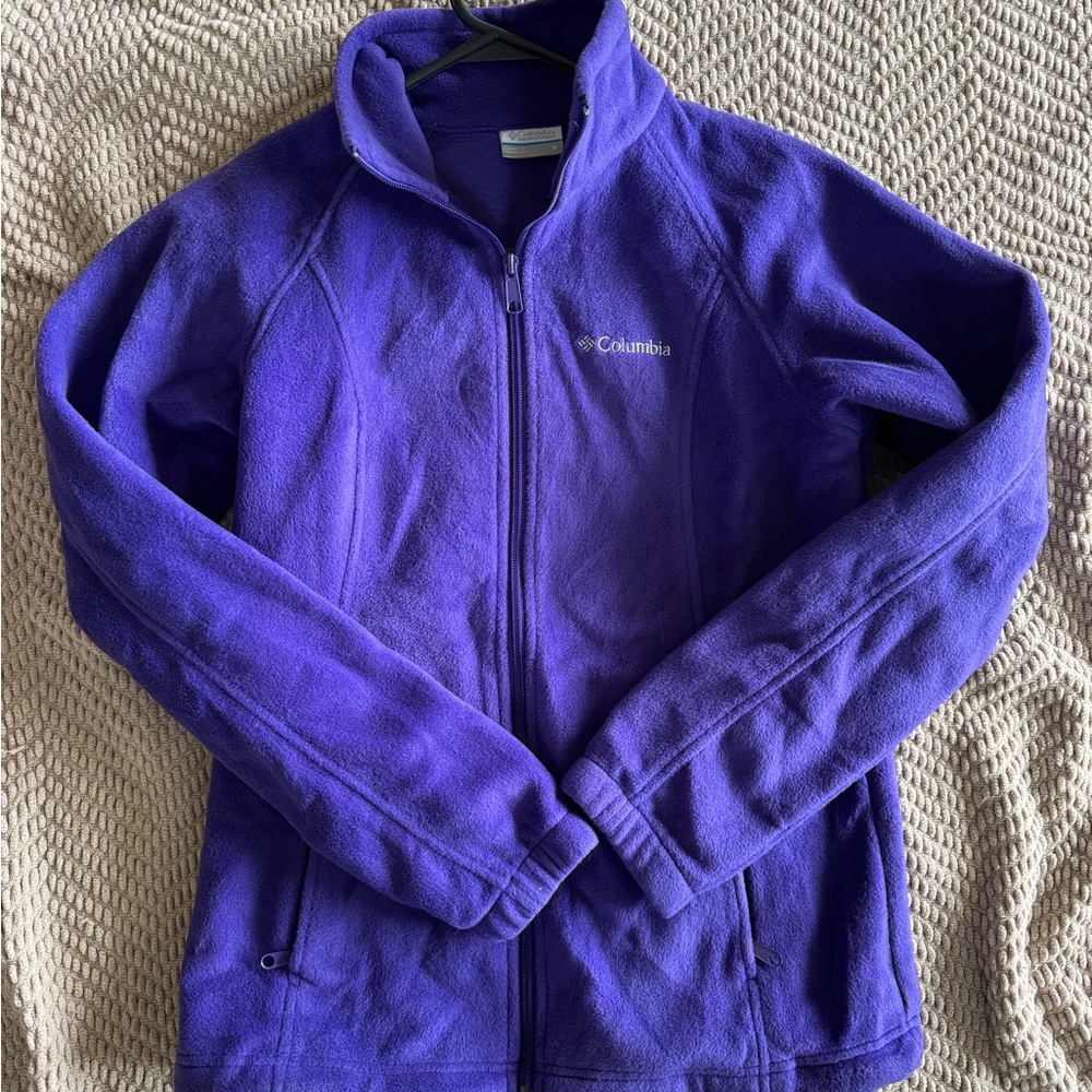 Columbia Vibrant Purple Fleece Jacket M